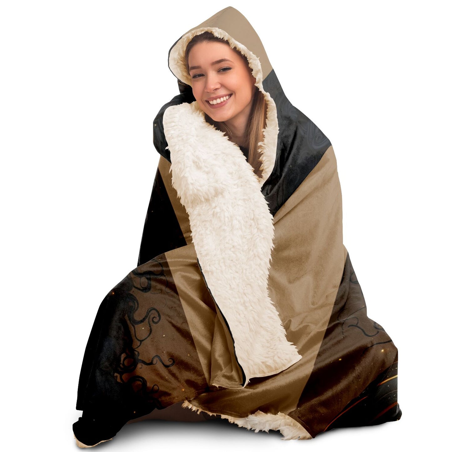 Virgo Earth Goddess Hooded Blanket