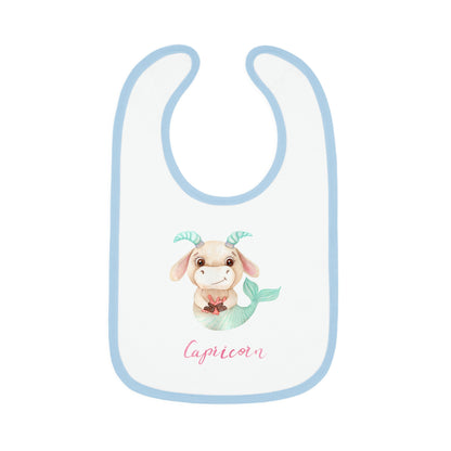 Baby Capricorn Bib: Bull-Aries Watercolor